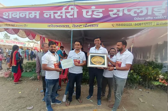 Award certificate for excellence in Vietnam Super Early Jackfruit plant supply across India – Shabnam Nursery